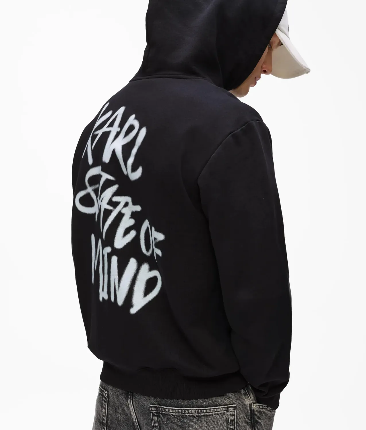 Karl Lagerfeld Karl Quote Regular Hoodie Bio-Baumwolle