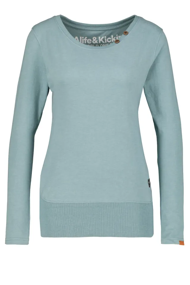 Alife & Kickin ConnyAK A Longsleeve grau uni Knöpfe