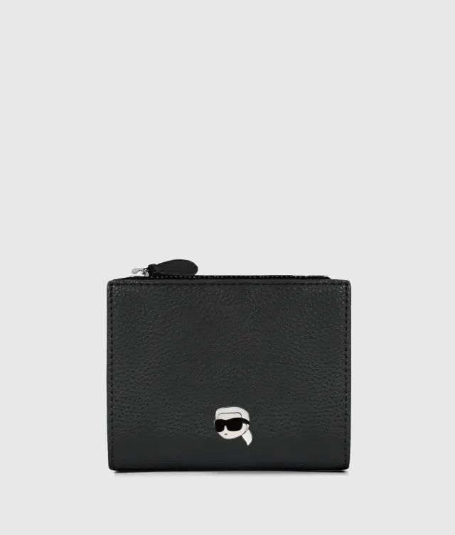 Karl Lagerfeld Ikon Geldbörse Bifold Klein Pebble