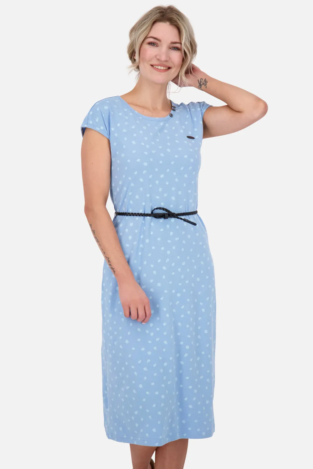 Alife & Kickin MelliAK B Kleid Hellblau Jersey Sommerkleid