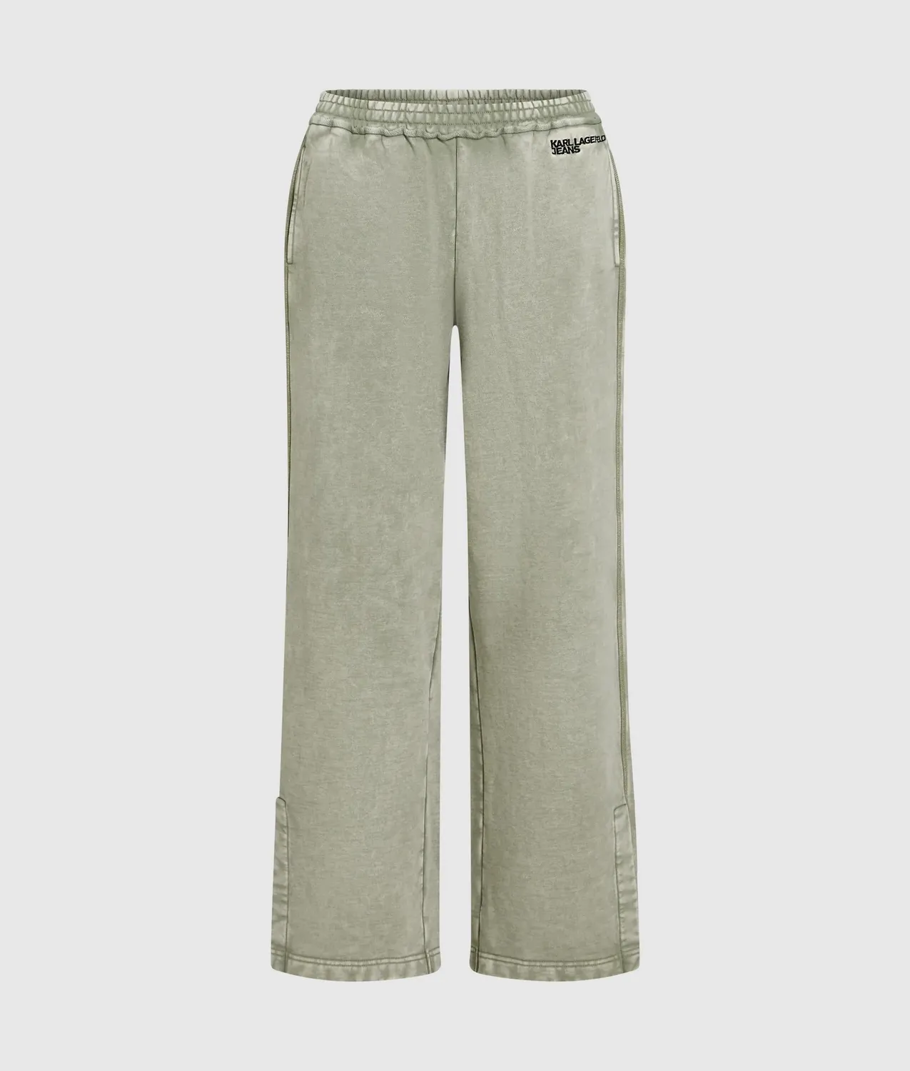Karl Lagerfeld Washed Relaxed Sweatpants Baumwolle Grau