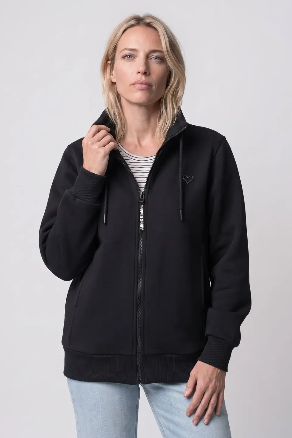 Alife & Kickin LisbethAK A Sweatjacke Schwarz