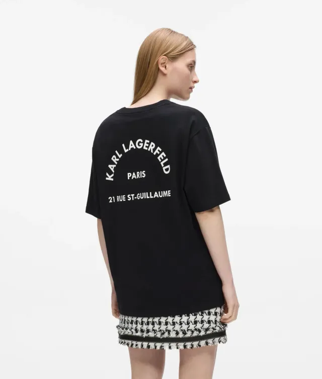 Karl Lagerfeld Rue St-Guillaume T-Shirt Oversize Bio