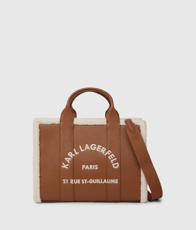 Karl Lagerfeld Rue St-Guillaume Medium Tote Teddy
