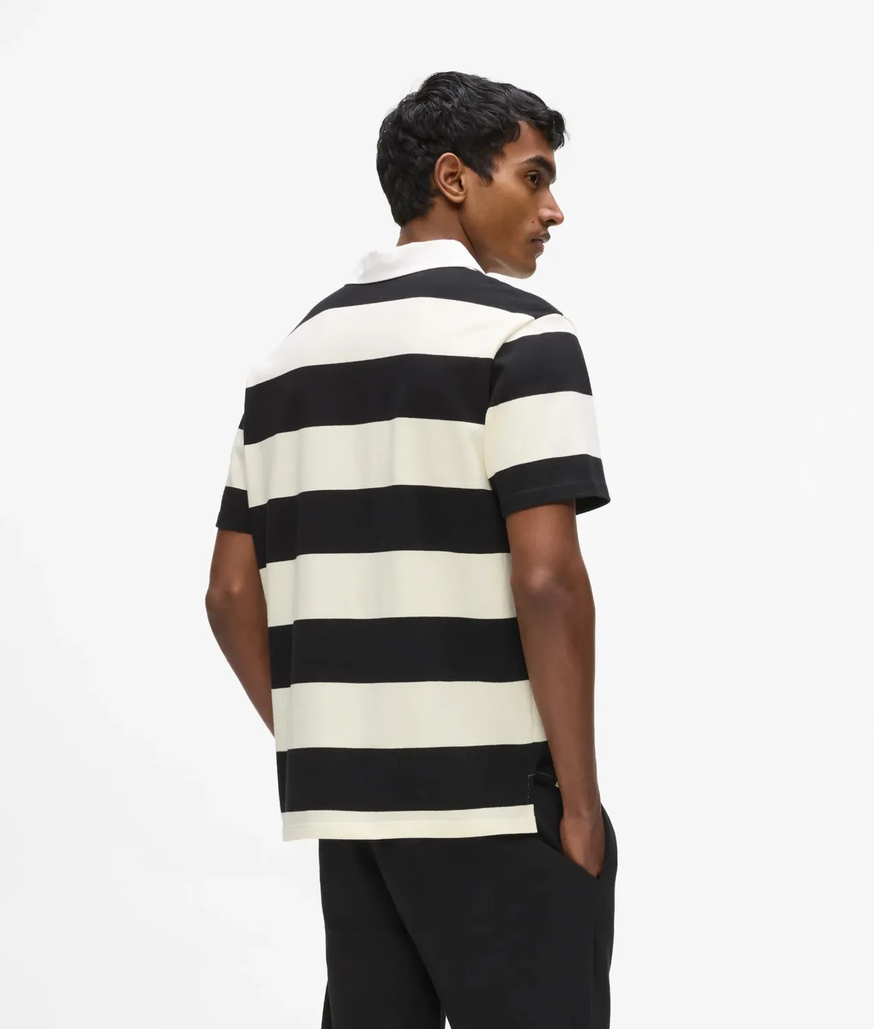 Karl Lagerfeld Ikon Bold Stripe Polo gestreift