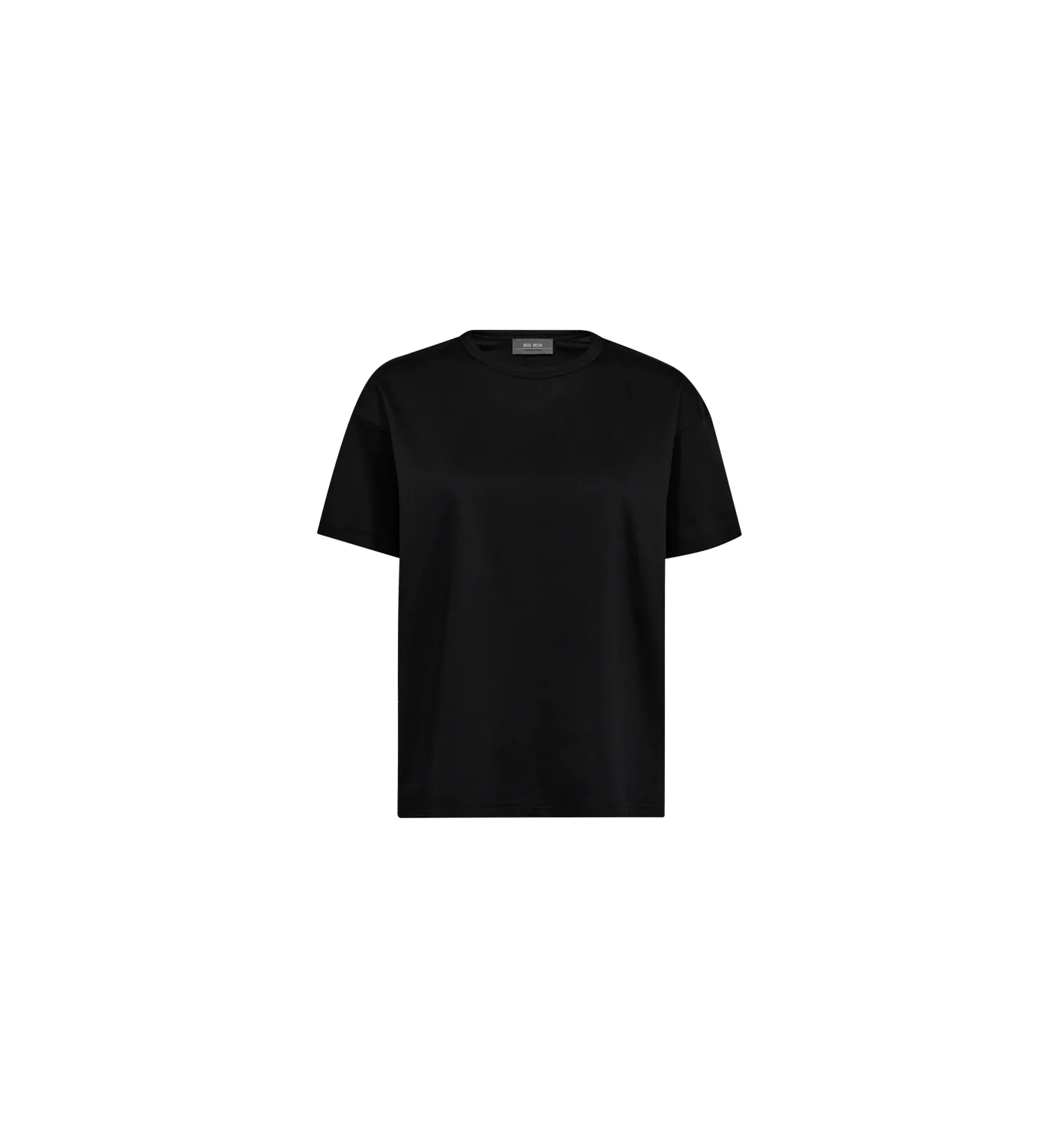 Mos Mosh MMAina O-Neck T-Shirt Weiß Baumwolle