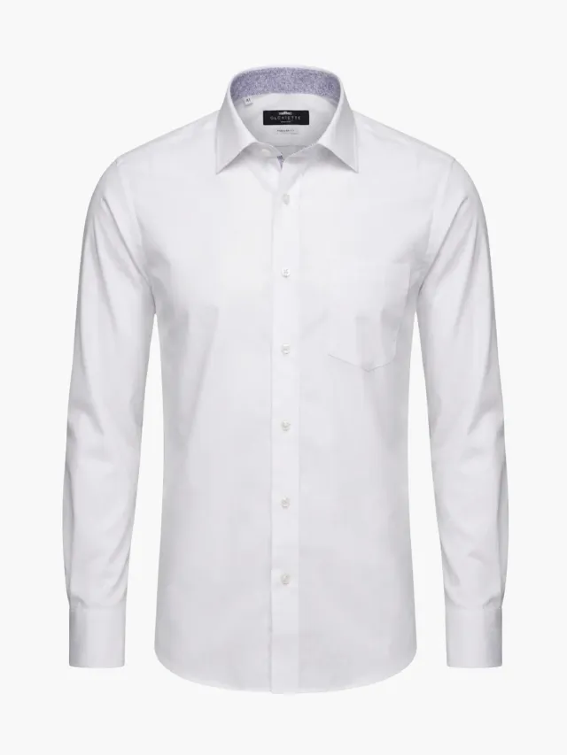 Gloriette Windsor Finest Quality Hemd Weiß Stretch Regular Fit