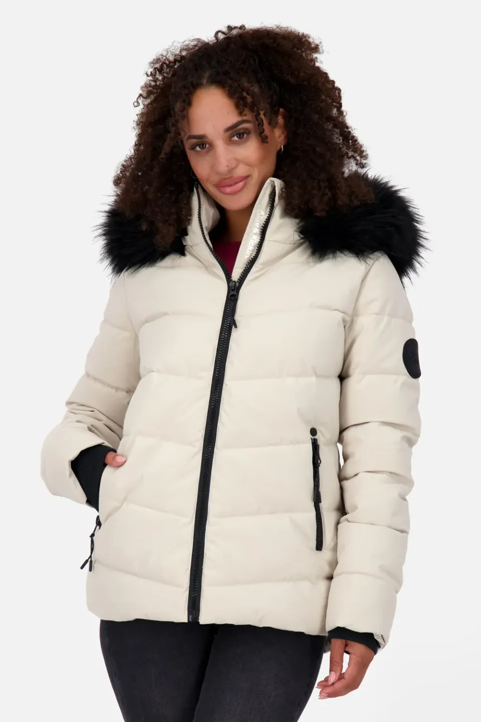 Alife & Kickin AdelaAK A Steppjacke Beige Winter