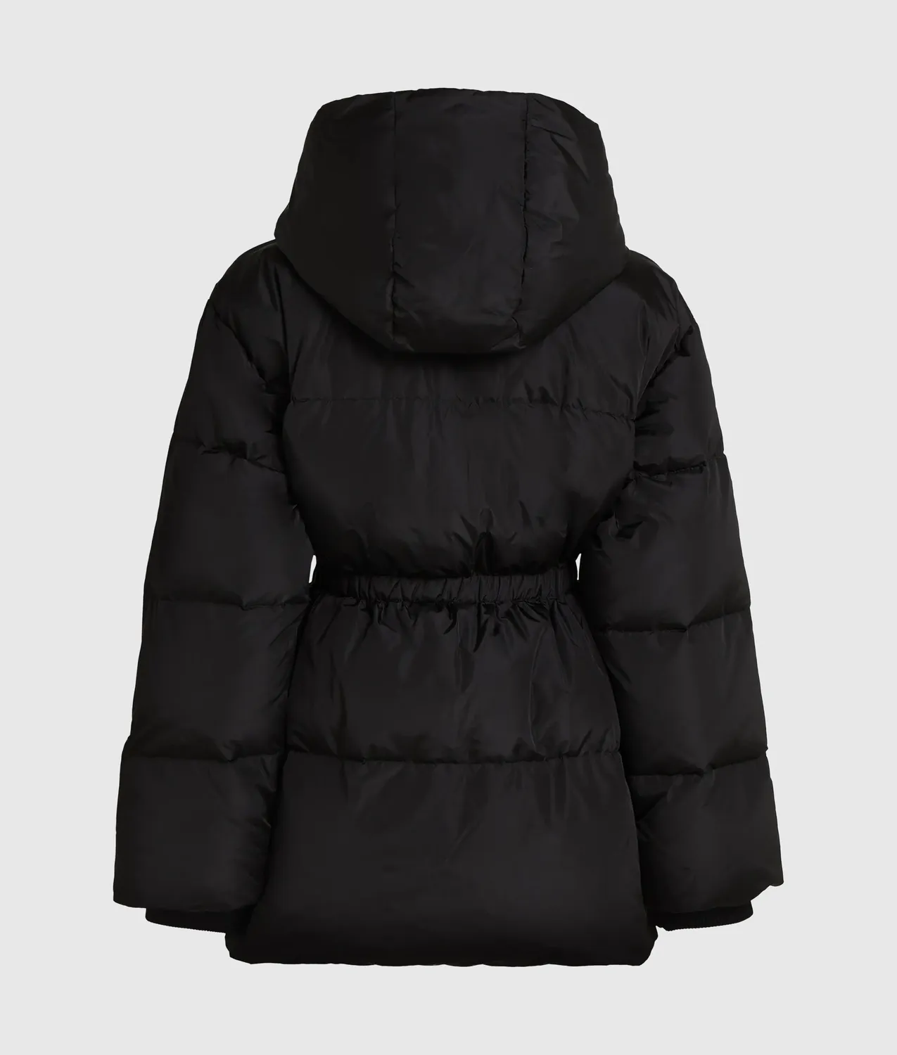 Karl Lagerfeld Midi Pufferjacke Tailliert mit Kapuze
