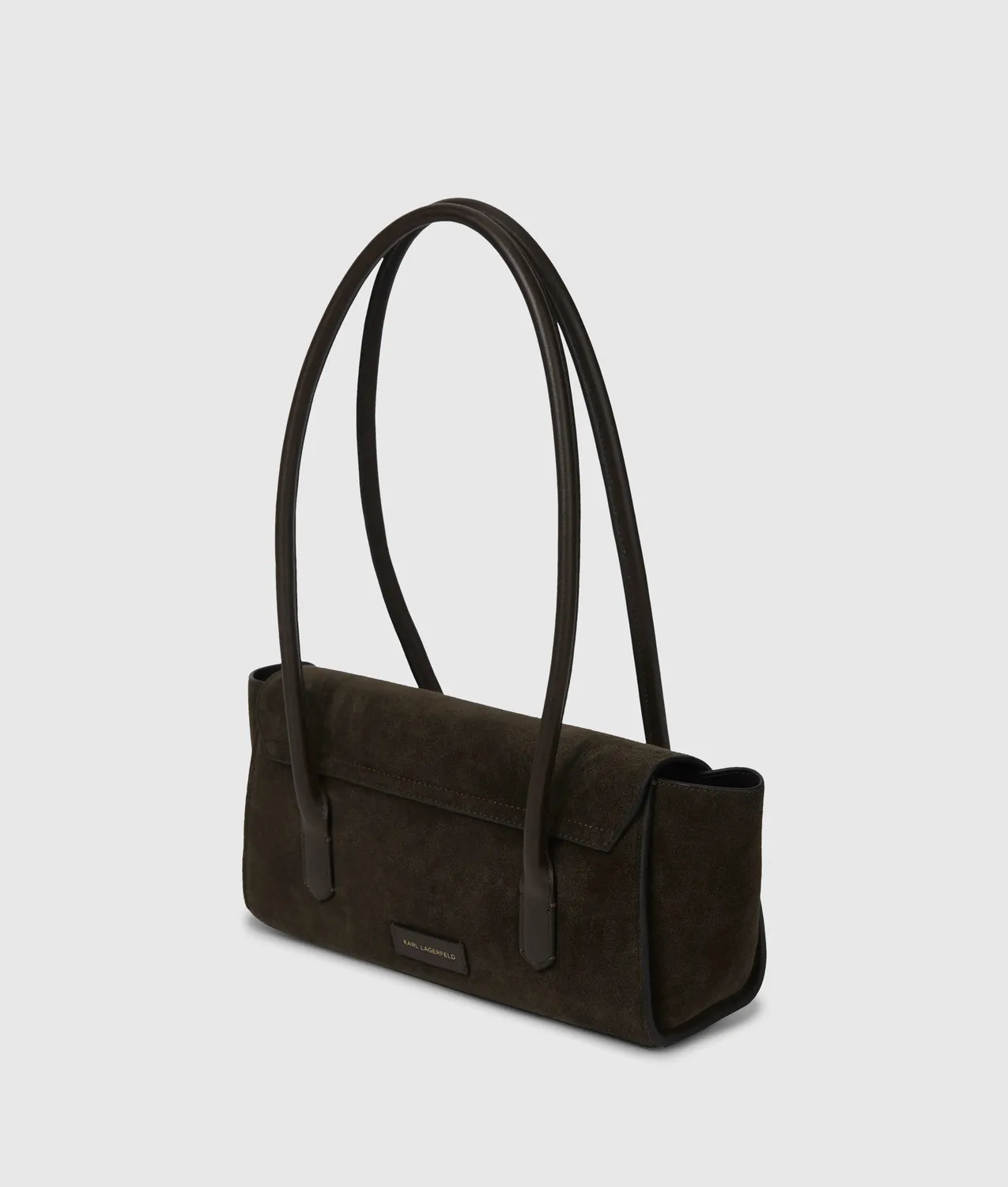 Karl Lagerfeld K/Signature Schultertasche Wildleder