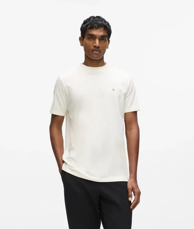 Karl Lagerfeld Metal Monogram T-Shirt Herren Baumwolle