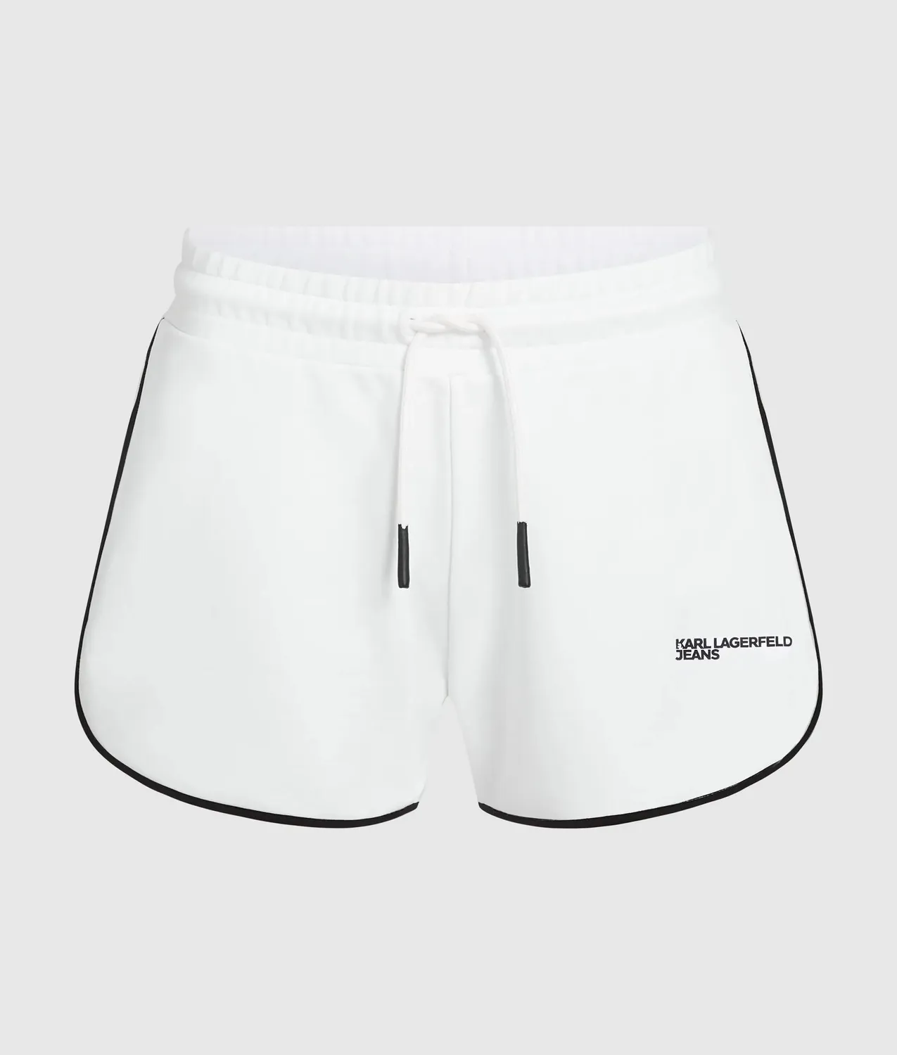 Karl Lagerfeld Logo Sweatshorts Bio-Baumwolle schwarz