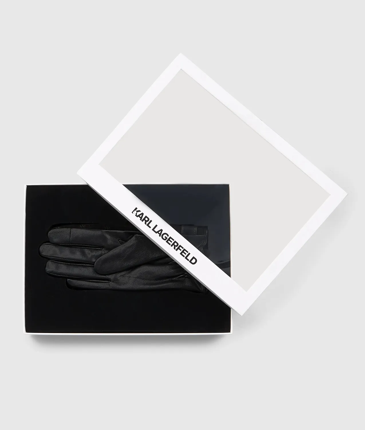 Karl Lagerfeld K/Autograph Handschuhe Damen Suede Touchscreen