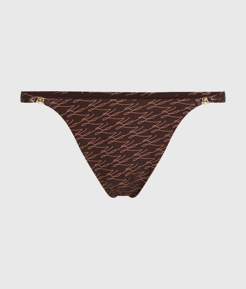 Karl Lagerfeld Autograph Tanga Bikinihose High-Cut