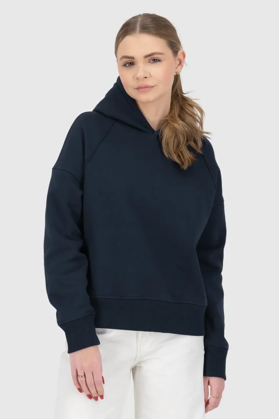 Alife & Kickin JessyAK A Hoodie dunkelblau oversize