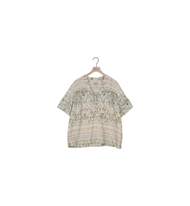 Mos Mosh MMVaya Mimi Bluse L Gold Print