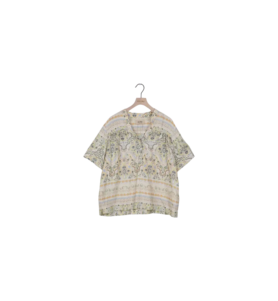 Mos Mosh MMVaya Mimi Bluse L Gold Print