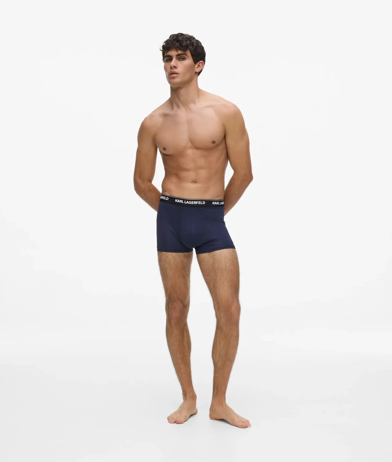 Karl Lagerfeld Logo Micro Trunks 3er-Pack Low-Rise Baumwolle