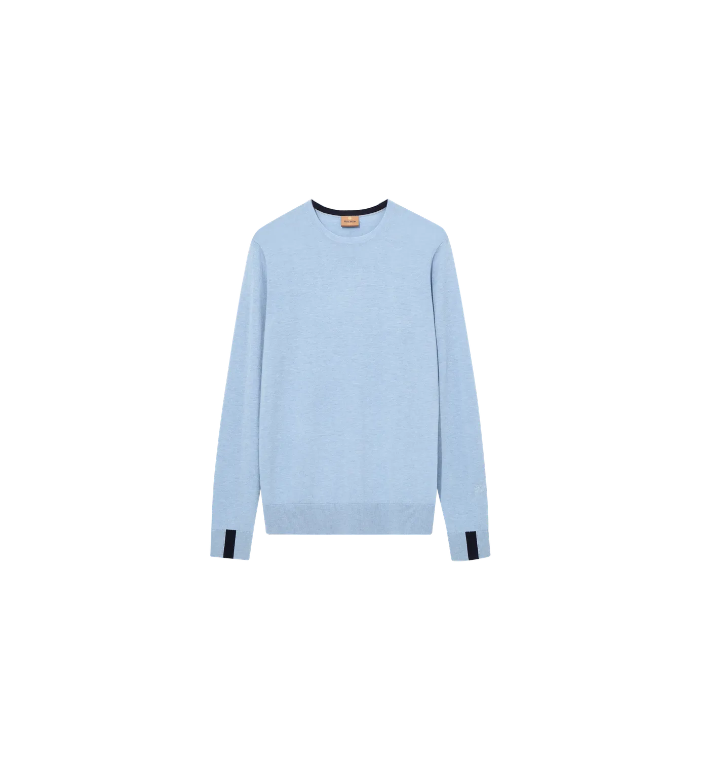 Mos Mosh Adam Soft Knit Pullover Hellblau