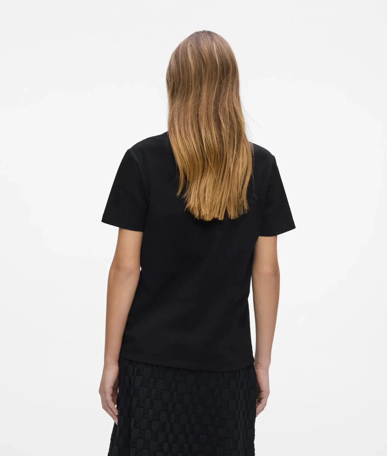 Karl Lagerfeld T-Shirt Perlen Bio-Baumwolle weiß