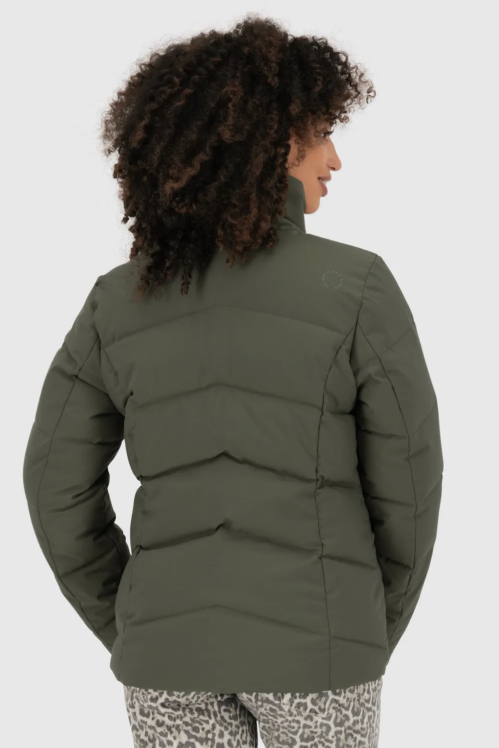 Alife & Kickin NellAK A Puffer Jacket Dunkelgrün Stepp
