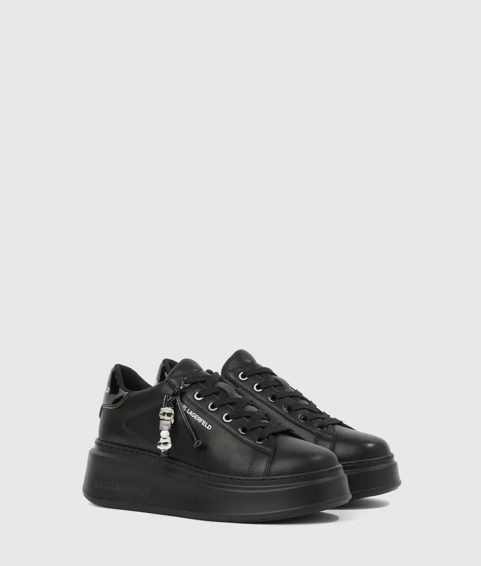 Karl Lagerfeld Anakapri Charm Sneakers Keil Leder