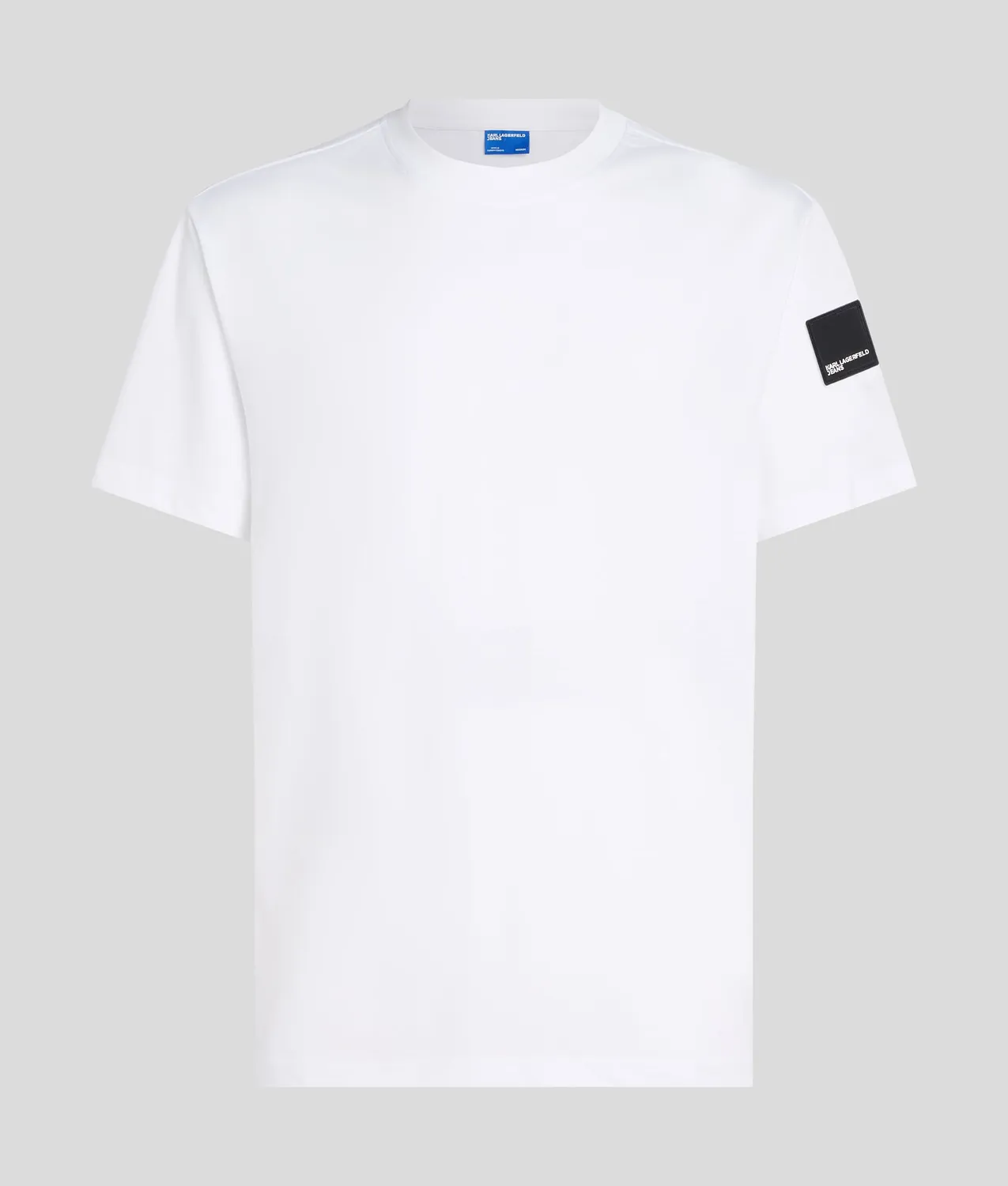 Karl Lagerfeld KL Jeans Patch Logo T-Shirt Herren Weiß