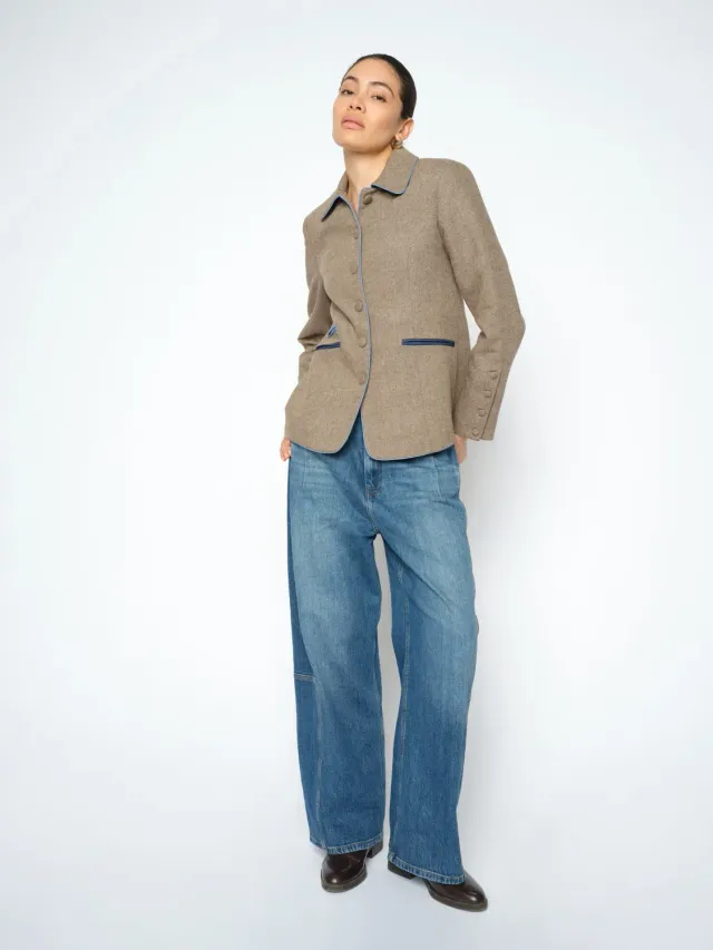 Mos Mosh MMDarta Foster Jeans Wide Leg blau