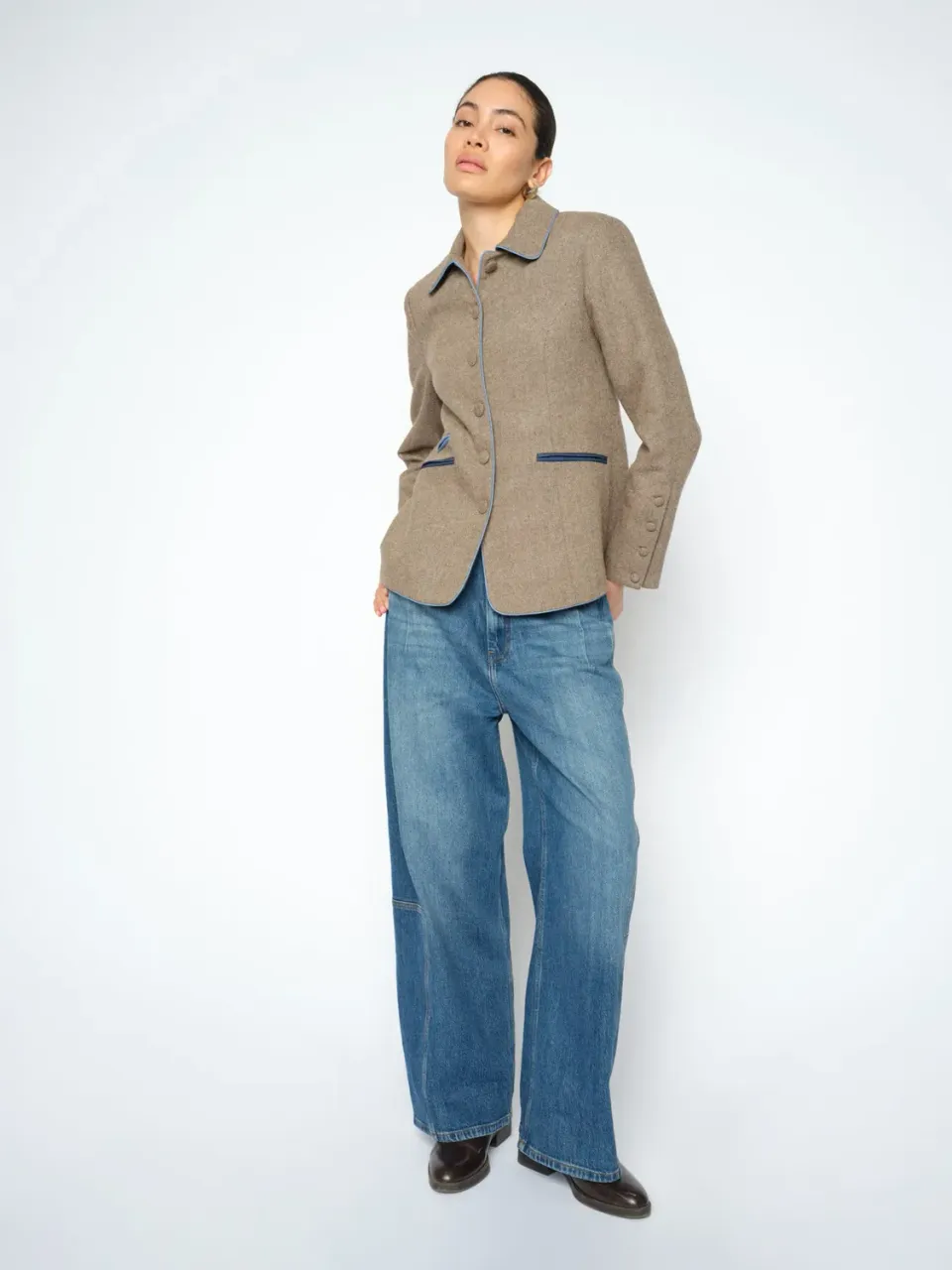 Mos Mosh MMDarta Foster Jeans Wide Leg blau
