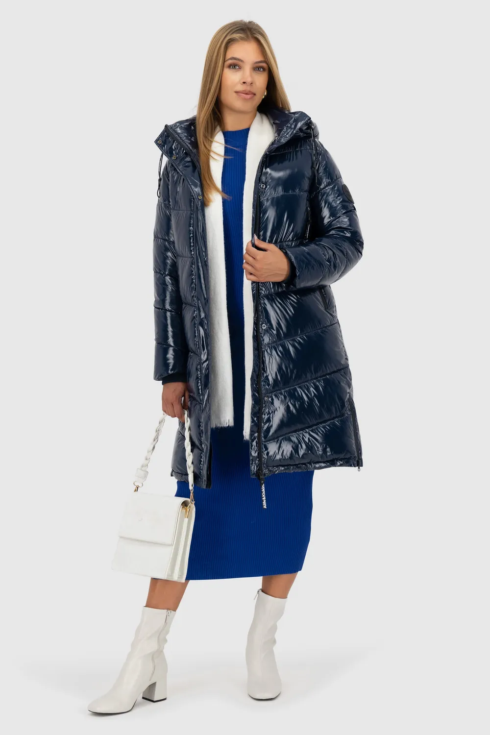 Alife & Kickin LolaniAK A Puffer Parka Dunkelblau Damen