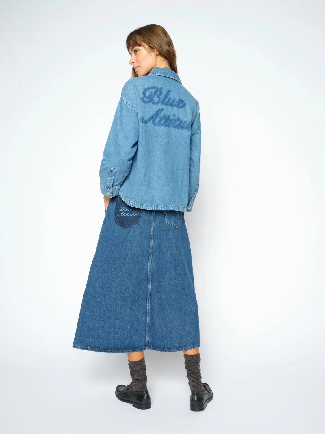 Mos Mosh MMDany Enk Rock Denim Hohe Taille