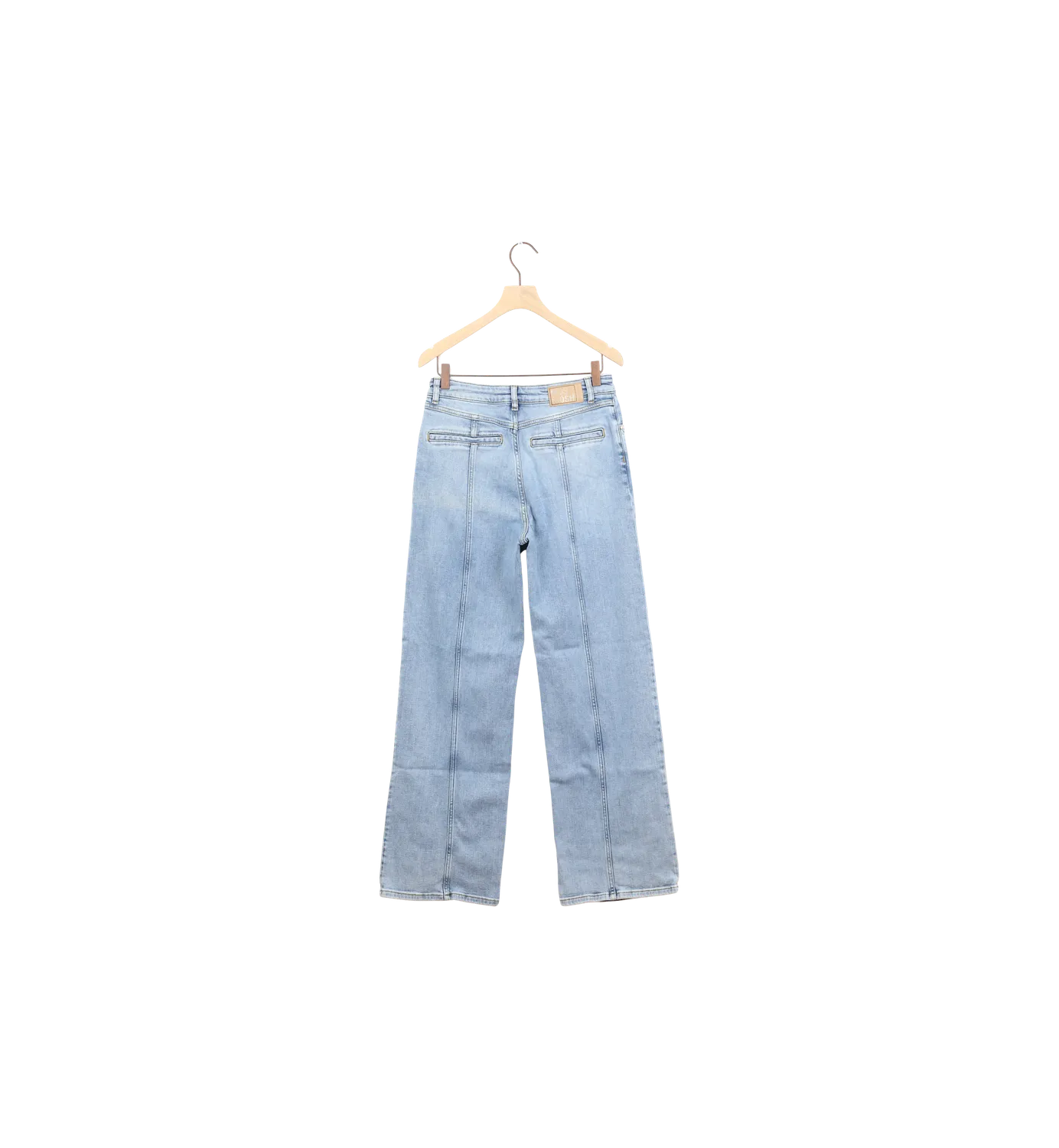 Mos Mosh MMRelee Seam Jeans Straight Light Blue 28 High-Waist