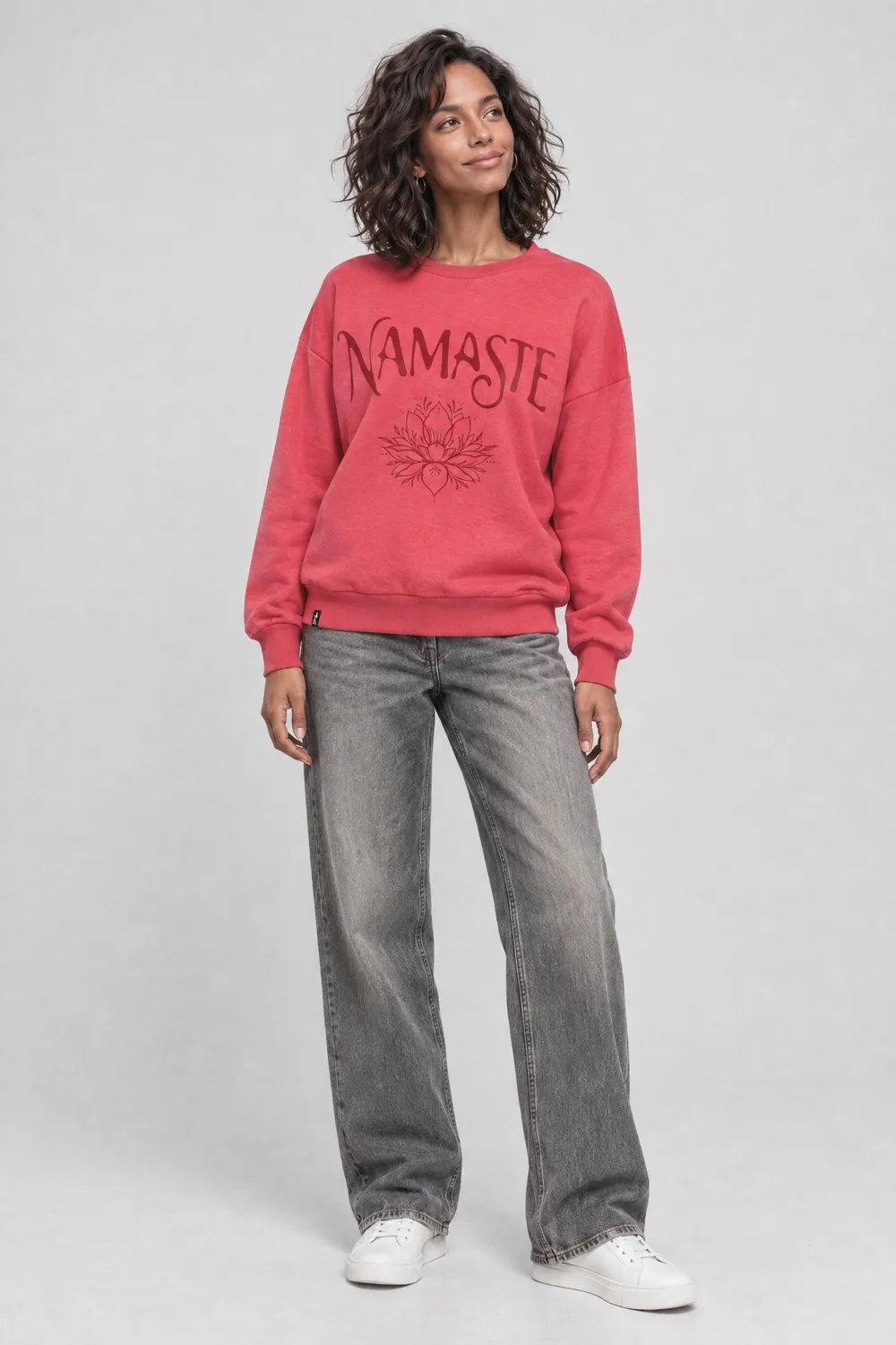 Alife & Kickin ElsaAK P Sweatshirt namaste pink Crewneck