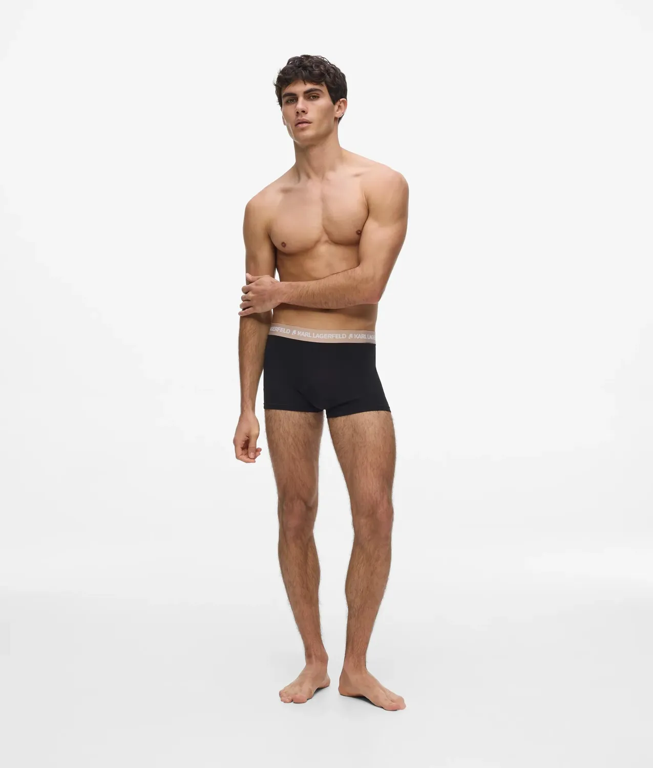 Karl Lagerfeld Logo Trunks 3-Pack Unterhosen Baumwolle