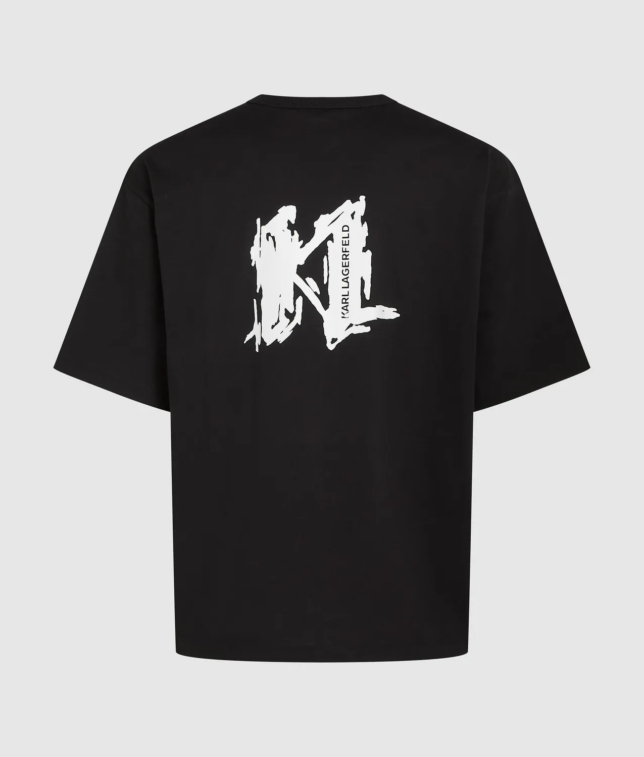 Karl Lagerfeld Graphic Monogram T-Shirt Bio-Baumwolle