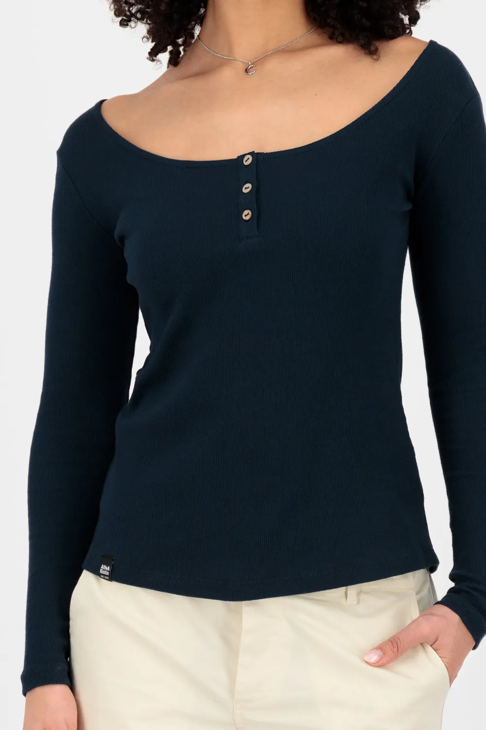 Alife & Kickin MaritAK A Longsleeve Damen Dunkelblau