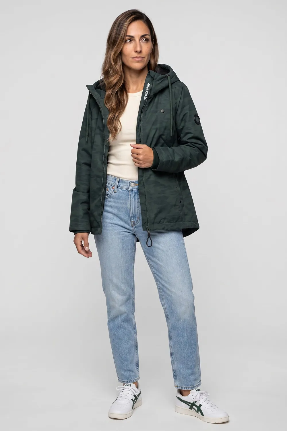 Alife & Kickin LilouAK B Jacke lang Grün leichte Jacke