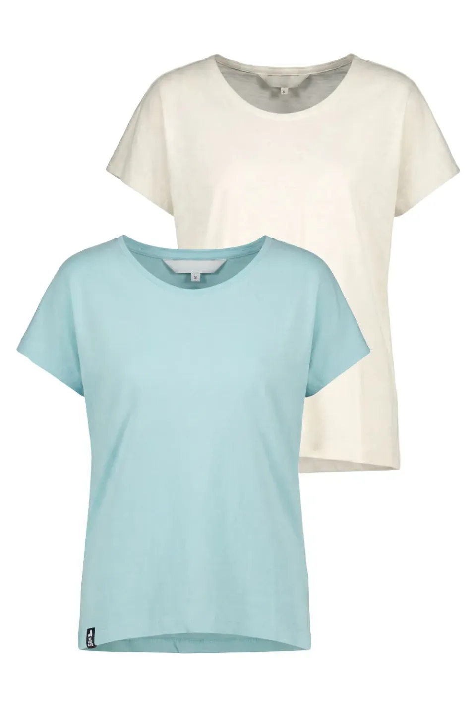 Alife & Kickin SofiaAK A Doublepack T-Shirt hellblau Damen