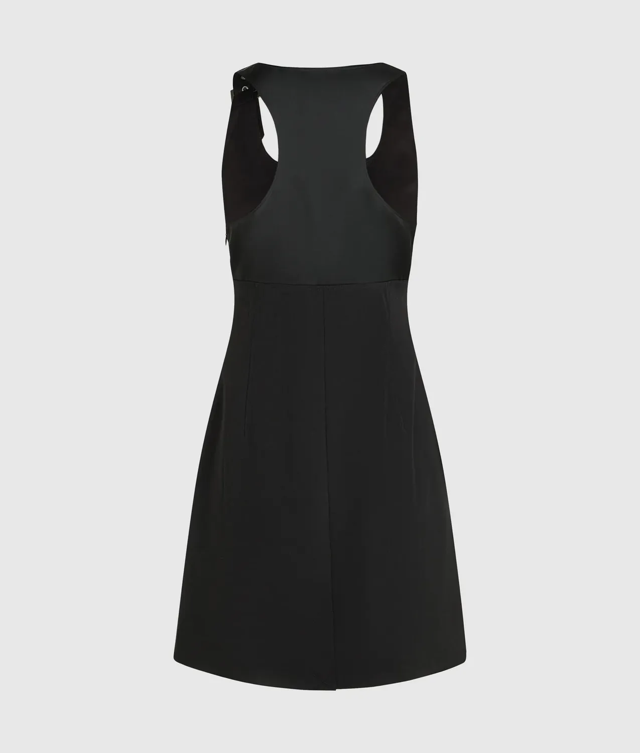 Karl Lagerfeld Satin Panel Kleid ärmellos Punk