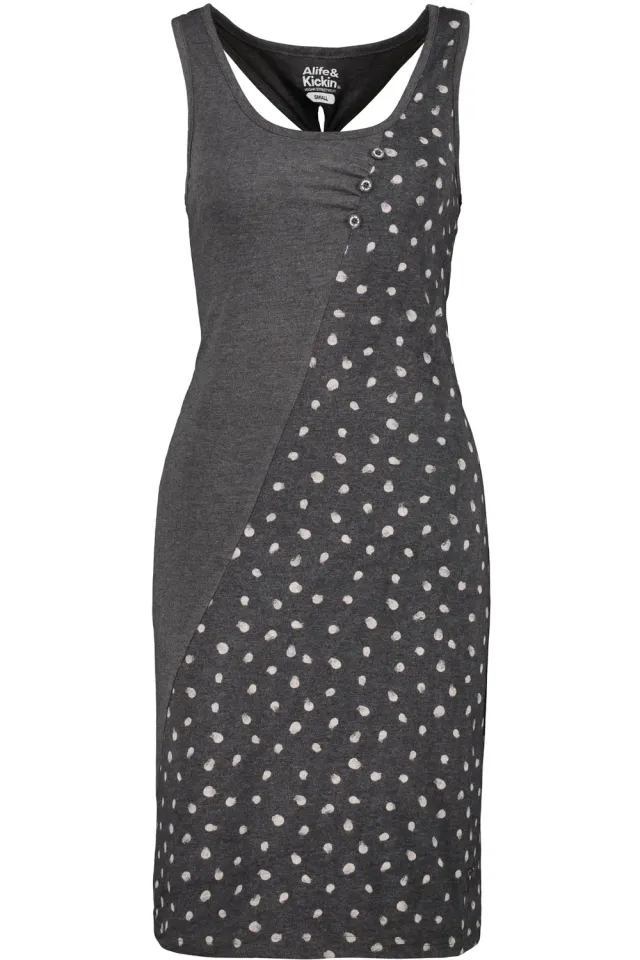 Alife & Kickin CameronAK B Dress Kleid Schwarz Ärmellos