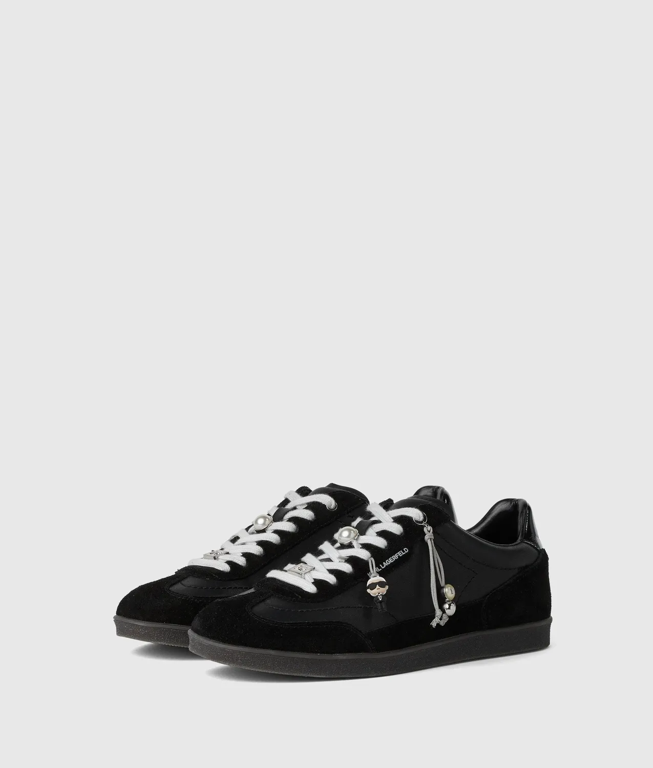 Karl Lagerfeld Kandidate Ikon Charms Sneaker Leder Gr.4-10