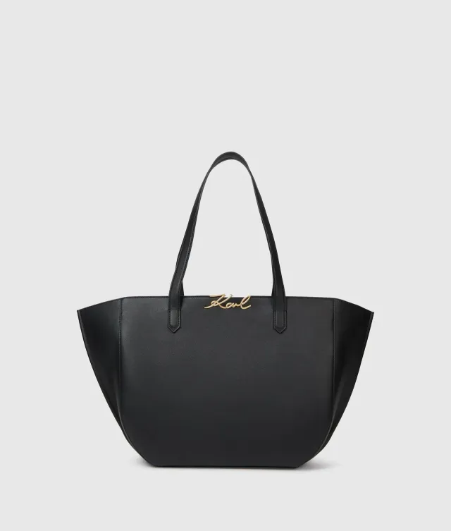 Karl Lagerfeld K/Signature Medium Tote Tasche Leder