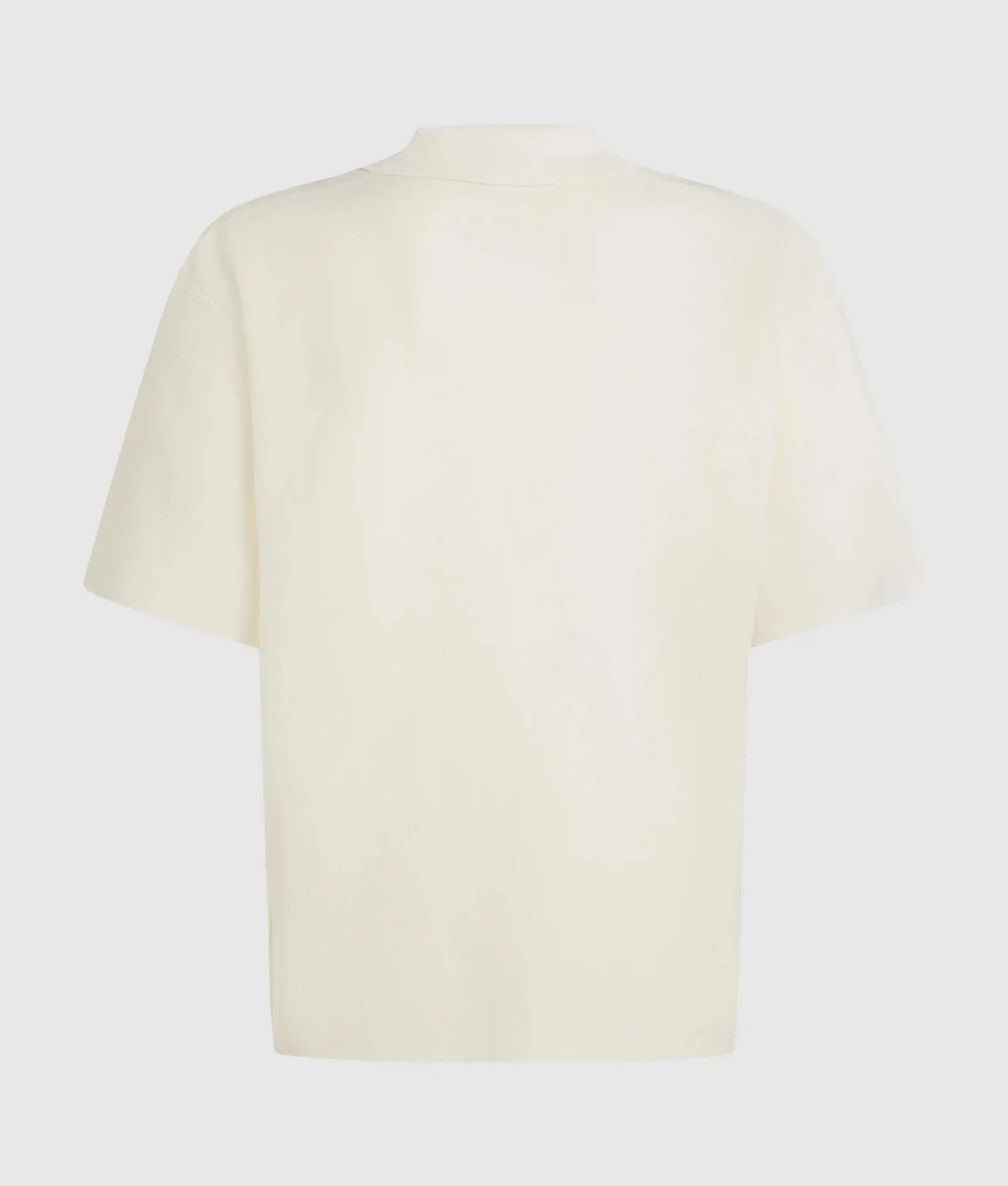 Karl Lagerfeld Knitted Boxy Polo Poloshirt Herren Blau Wollmix