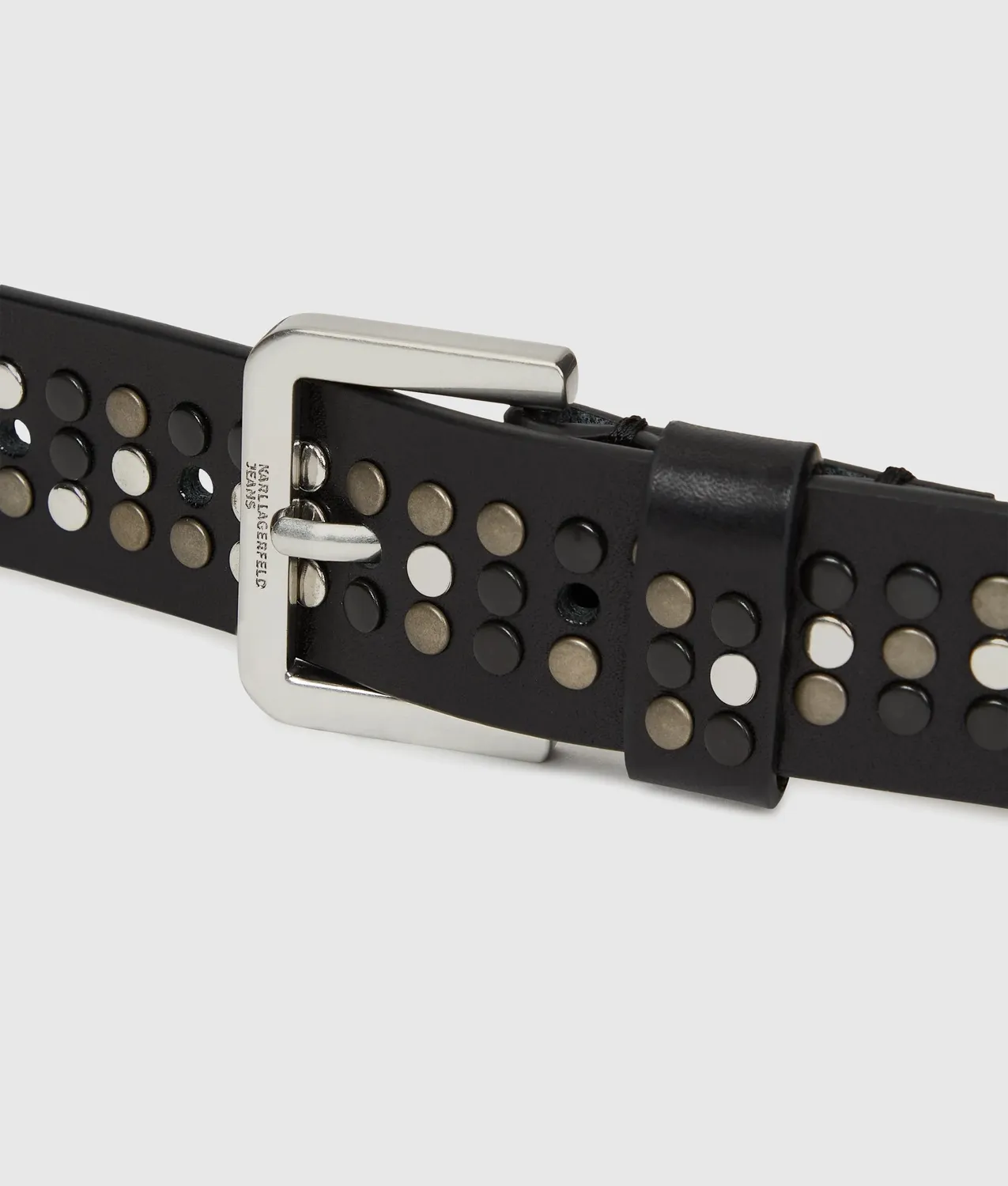 Karl Lagerfeld KL Jeans Studded Ledergürtel Nieten