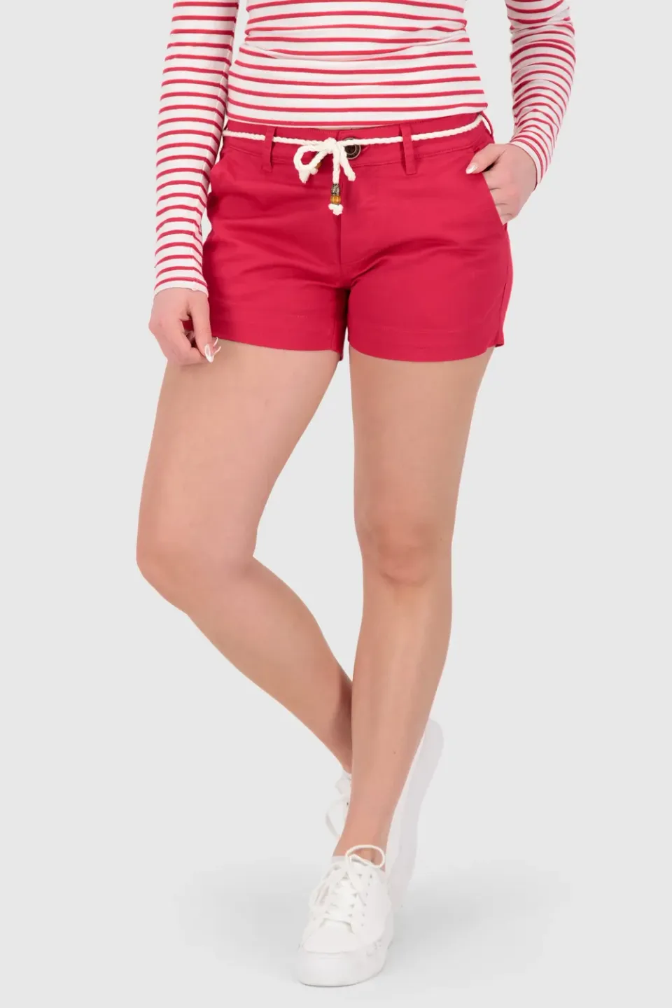 Alife & Kickin ReinaAK A Shorts Rot Damen Sommer