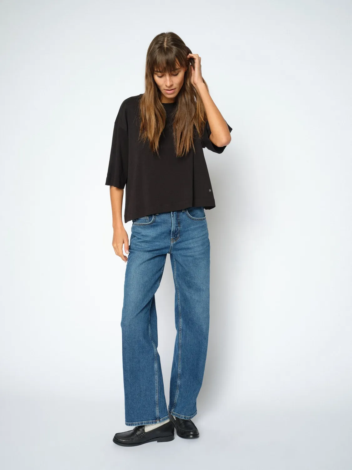 Mos Mosh MMEmber Authentic Jeans Straight Blau