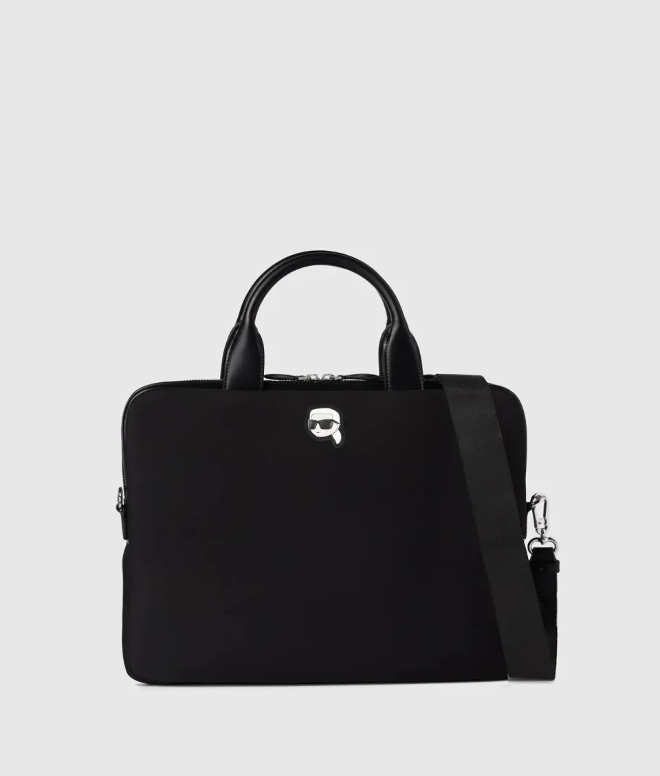 Karl Lagerfeld Ikon Laptop Tasche Neopren Schwarz
