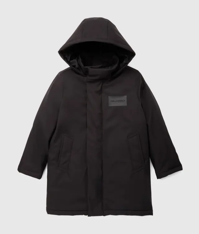Karl Lagerfeld Boys Parka mit Kapuze wattiert