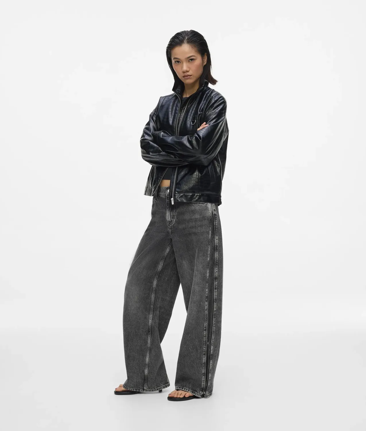 Karl Lagerfeld KL Jeans Damen Wide Low-Rise