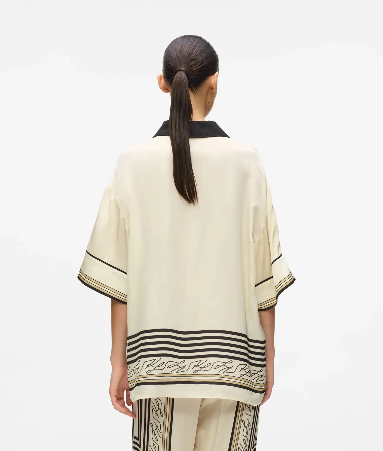 Karl Lagerfeld All-over-print Pyjamahemd weit Print